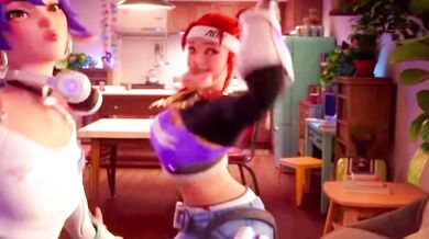 Lesbian Superheroes: Overwatch's Seraphim Girls Get Wet and Wild