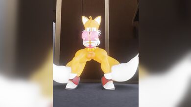 Tail-Swinging Futanari Ride Amy's Hole