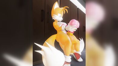 Tail-Swinging Futanari Ride Amy's Hole