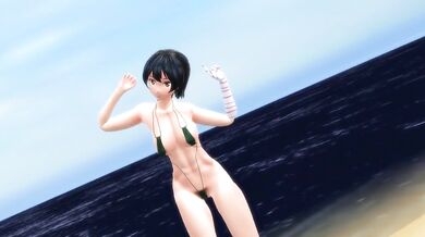 Suruga Kanbaru's Wet and Wild Adventure in Deep Blue City