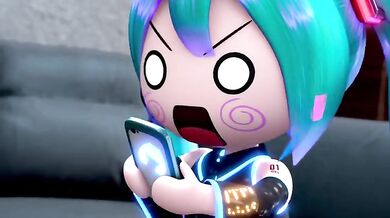 Masturbating to Hatsune Miku - My Cum Covered Complete Edition [Mantis-X]