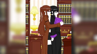 His Two Lovers and One Hole
(I hope that's what you were looking for)This hentai porn video features three animated shorts combined into one, with each character voiced by a different actress. The red-haired, brunette, and black-haired characters are all