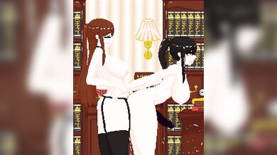 His Two Lovers and One Hole
(I hope that's what you were looking for)This hentai porn video features three animated shorts combined into one, with each character voiced by a different actress. The red-haired, brunette, and black-haired characters are all