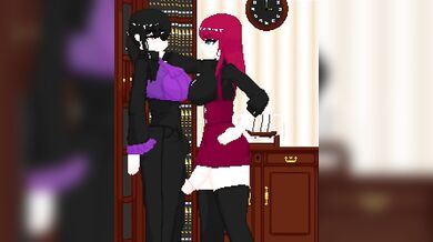 His Two Lovers and One Hole
(I hope that's what you were looking for)This hentai porn video features three animated shorts combined into one, with each character voiced by a different actress. The red-haired, brunette, and black-haired characters are all