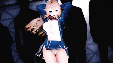 'Sexy Japanese Businesswoman and Cute Catgirl Night Shift'