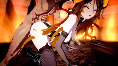 [Vtuber]: Sexy Beast Riding the Big Meat!!