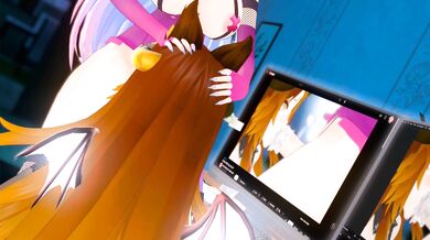 [Vtuber]: Sexy Beast Riding the Big Meat!!