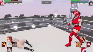 'Horny Redhead vs Panties and Pussy First Match: Ellie vs Namiko'