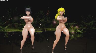 Yang Gives Blake a Taste of the Anaconda in a Steamy Dance-Off