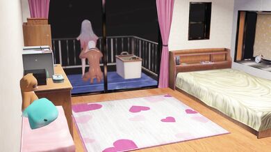 Aym's Balcony Fingering Pleasure
