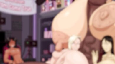 Cherry Blossom Flower Viewing Party - An Interracial Threesome