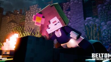 Jenny Fucks Enderman in a Minecraft Animation (Beltom NSFW)