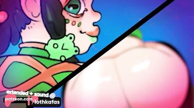 Bouncy Boobs and Swollen Booties in My Bimbo Academia Tsuy Assui LOUD Ass Clap Twerk