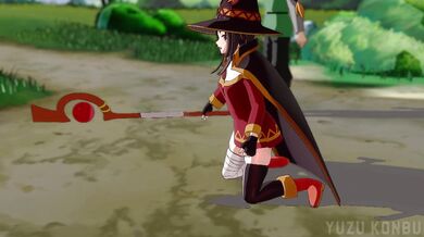 '"Megumin's Tentacle Adventure" is a hentai porn where the innocent sorceress gets involved in a steamy tentacle sex scene with the demon lord Yuzu.'