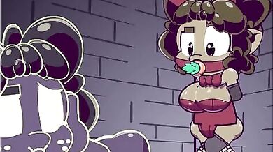 Small Tits in a Courageous Cottontail Combat!