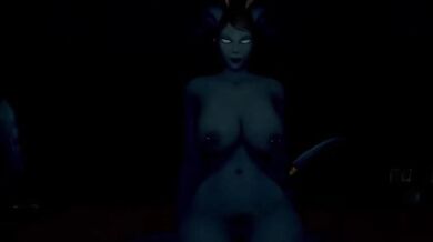Throat Fucked by a Demon: A Draenei PMV