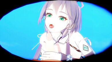Purple-haired Luo Tianyi Blows a Load onto Your Screen with Her Big Boobs in This MMD Hentai Creampie Masterpiece!