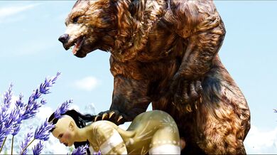The Futa-Orc Brawl: A Tale of Two Beasts and a Furry Companion
