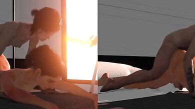Ellie and Dina's Virtual Reality Futanari Nailing Adventure