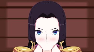 One Piece - Boa Hancock Sucks & Swallows!