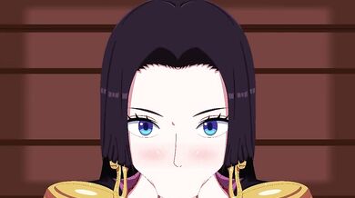 One Piece - Boa Hancock Sucks & Swallows!