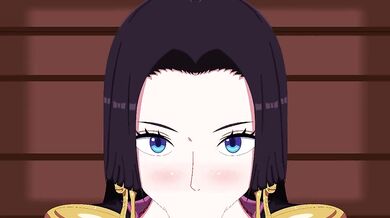 One Piece - Boa Hancock Sucks & Swallows!