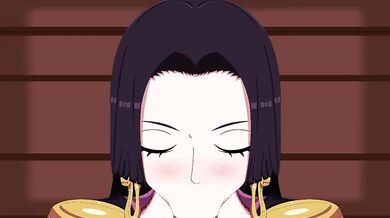 One Piece - Boa Hancock Sucks & Swallows!