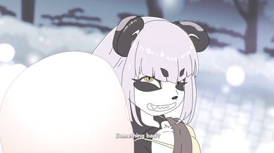 White Christmas with a Panda Slut