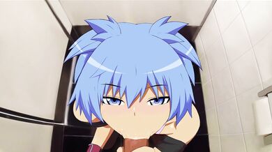 Shiota Nagisa Gives an Oral Exam to Piyo, a Sexy Teacher with a Huge Dick
