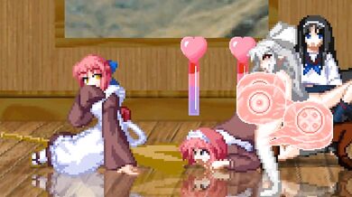 Kohaku, Hisui, and Akiha Gangbang Leen's Sisters Futanari Mugen