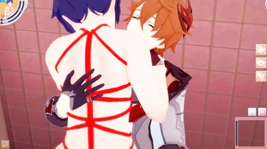 'Sexy Tartaglias and Scaramouches Engage in Toilet Sex at Angle 1 [Sayi]'