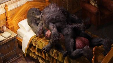 A Wild Night with the Wolves: Dad and Son Get It On!