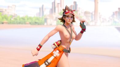 Busty Kiriko Gets Wet and Wild on the Beach with Horny Lifeguard, Part 1 [Dzooworks]