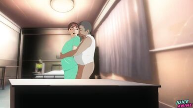 One-Eyed Doctor's Secret Hentai Examination with a Curvy Patient and an Old Pervert