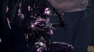 The Starcraft queen Sarah Kerrigan, also known as Fatcat, engages in an erotic encounter with a mysterious stranger.