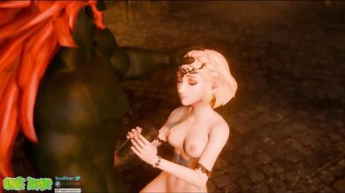 Zelda and Ganondorf's Rough Sex (Raw Footage)