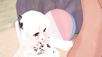 Lingbo's For*ced Holiday in Azur Lane with QOS Anime NTR Porn