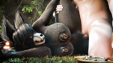 Jungle Adventure: The Temptress and the Hunter