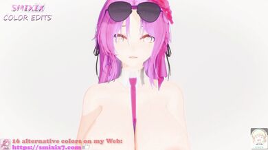 Hentai Queen Alsace's Erotic Dancing and Sex in 3D with Massive Boobs and Purple Hair