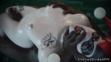 'Massive Booty Assault: Harley Quinn Thigh-Fucked by the Justice League'