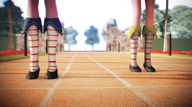 Miku and Rin Dance Chocolate Cream (000MMD)