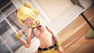 Miku and Rin Dance Chocolate Cream (000MMD)