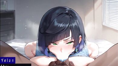 Eleanor's NTR Adventure with Yelan and the Bandit