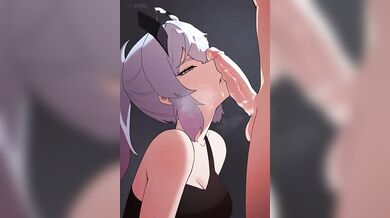 Jizzing on AtKO's Face and Hairy Pussy Sounds