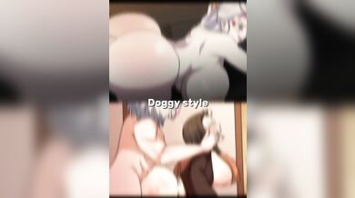 Nezuko's Drenched Vagina Fights Against Daki's Wetness