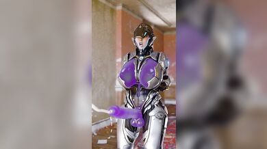 Mind-blowing futa transformation by creamy chicks