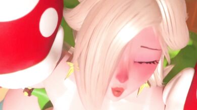 Futa Princess Peach's Pussy Destruction