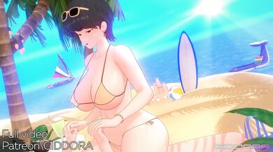 I wanna see my teacher in a bikini, so horny for her body!