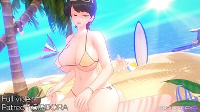 I wanna see my teacher in a bikini, so horny for her body!