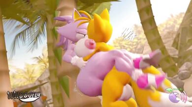 Blaze & Tails get Wet 'n' Wild in the Desert Oasis